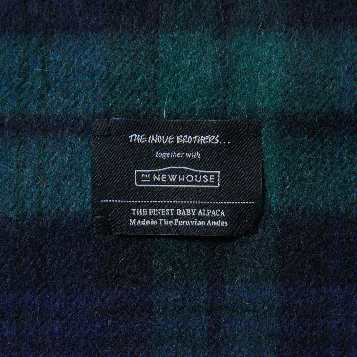 『予約専用』Peruvian Baby Alpaca Scarf (black watch)