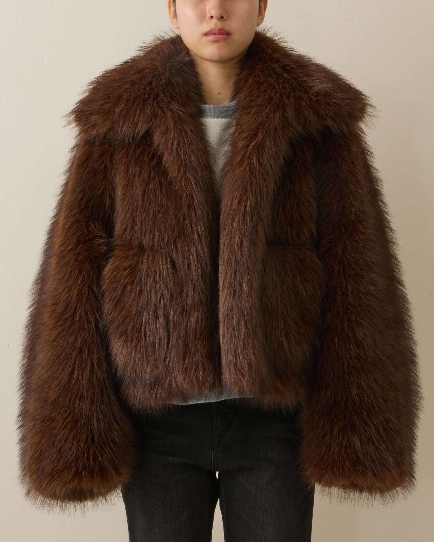 FLORIN SHORT COAT (brown)