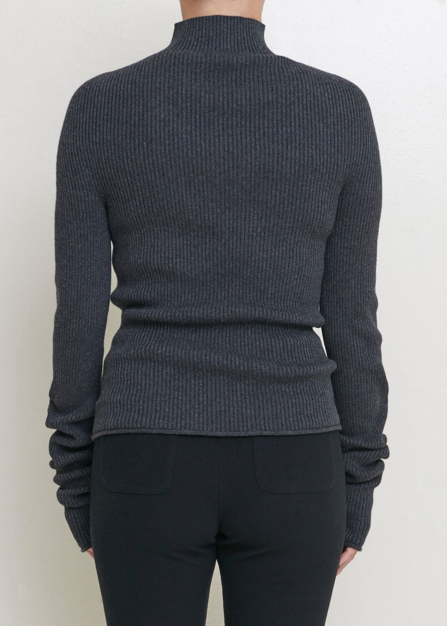 『予約専用』【AT HEART】COTTON CASHMERE LONG SLEEVE (charcoal gray)