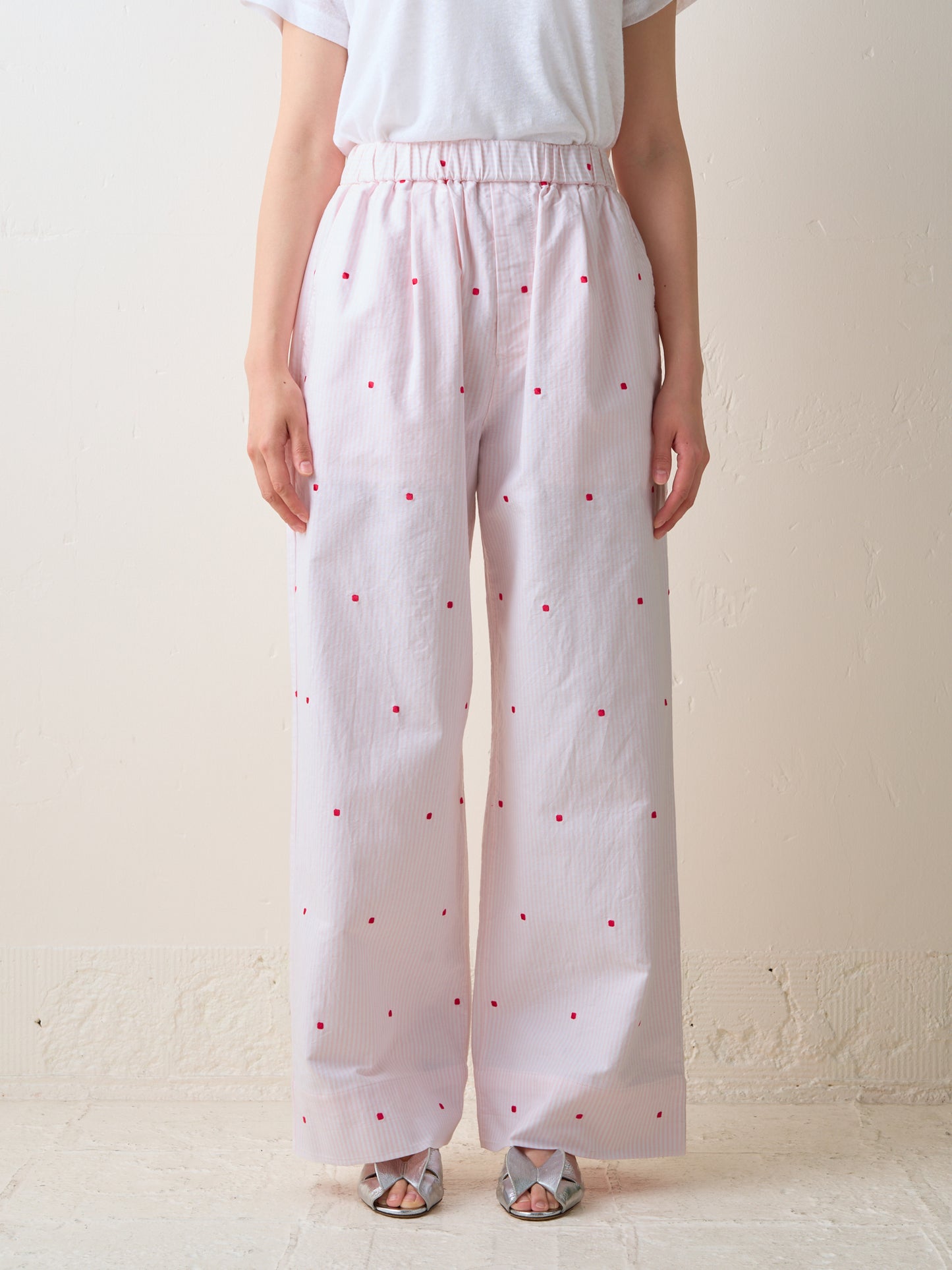 EMBROIDERY BRANFORD PANT (pink)