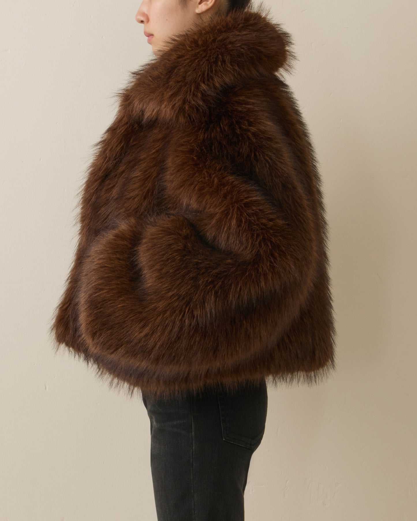 FLORIN SHORT COAT (brown)