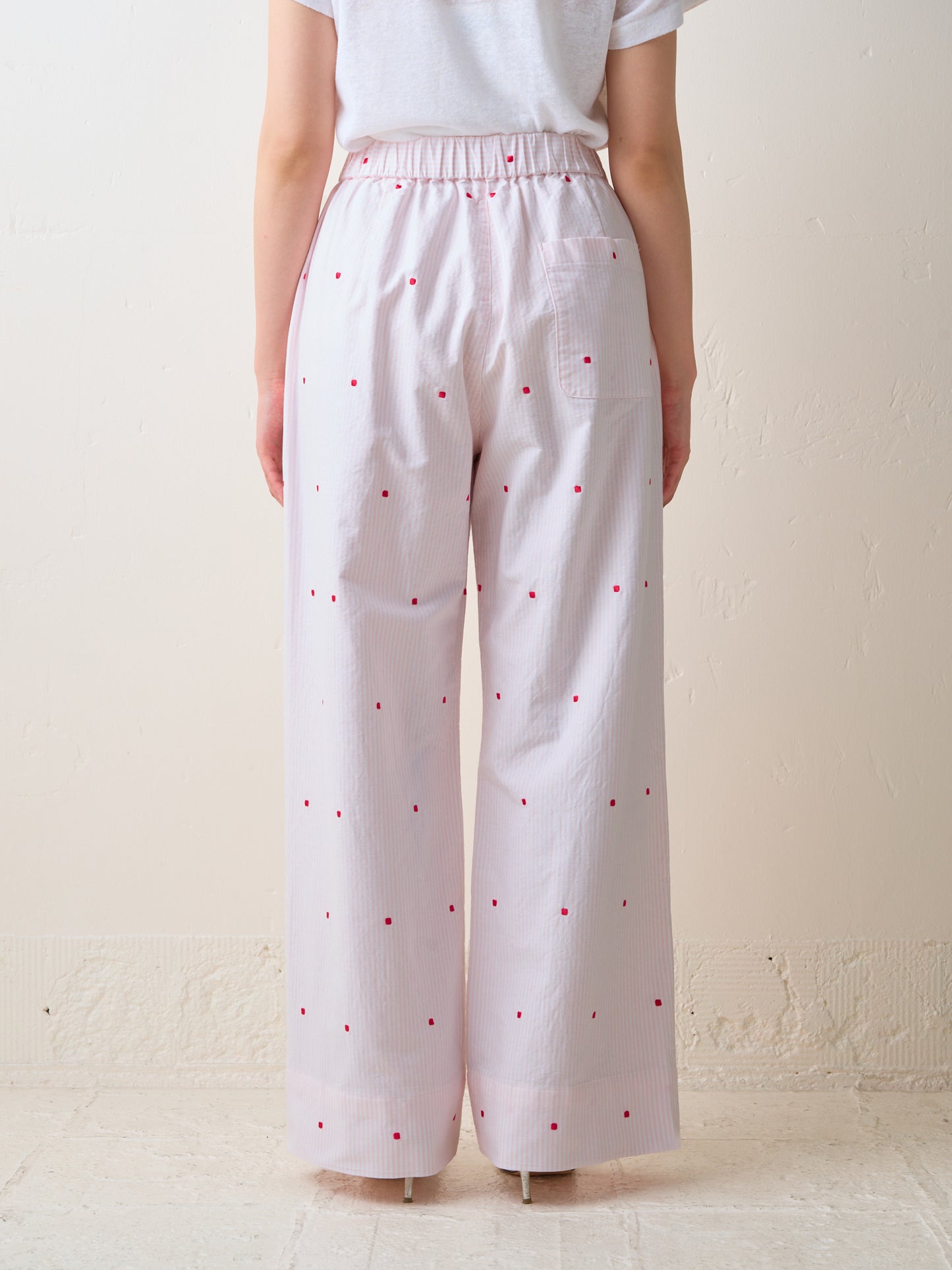 EMBROIDERY BRANFORD PANT (pink)