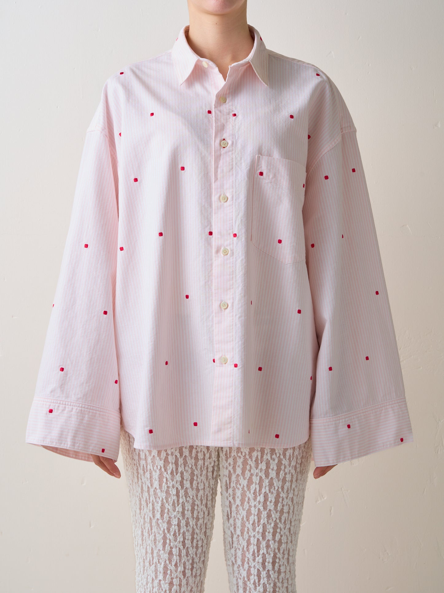 EMBROIDERY BRANFORD SHIRT (pink)