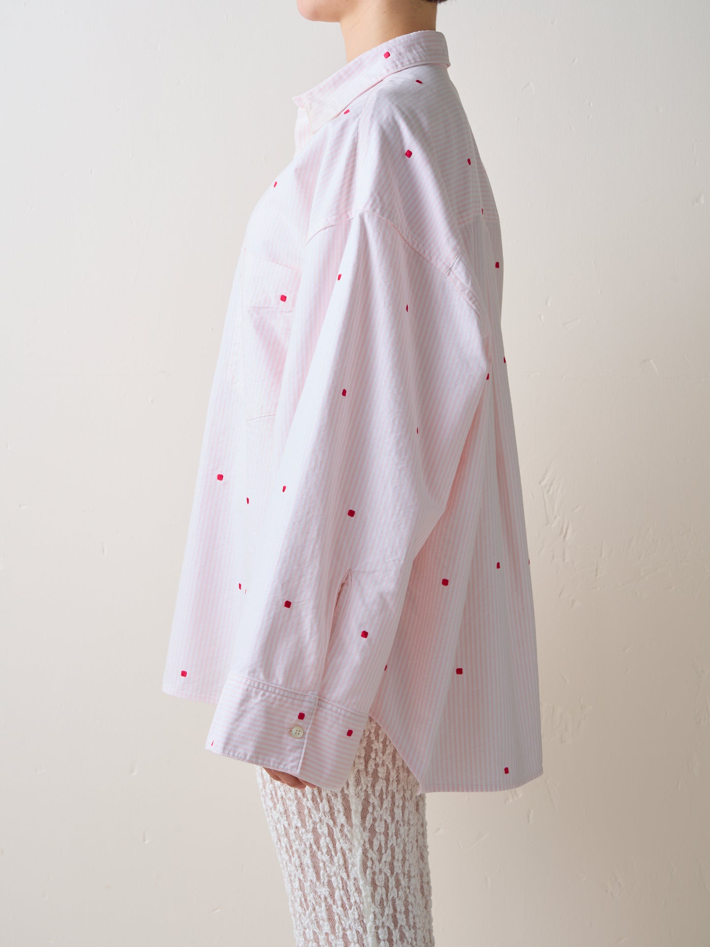 EMBROIDERY BRANFORD SHIRT (pink)