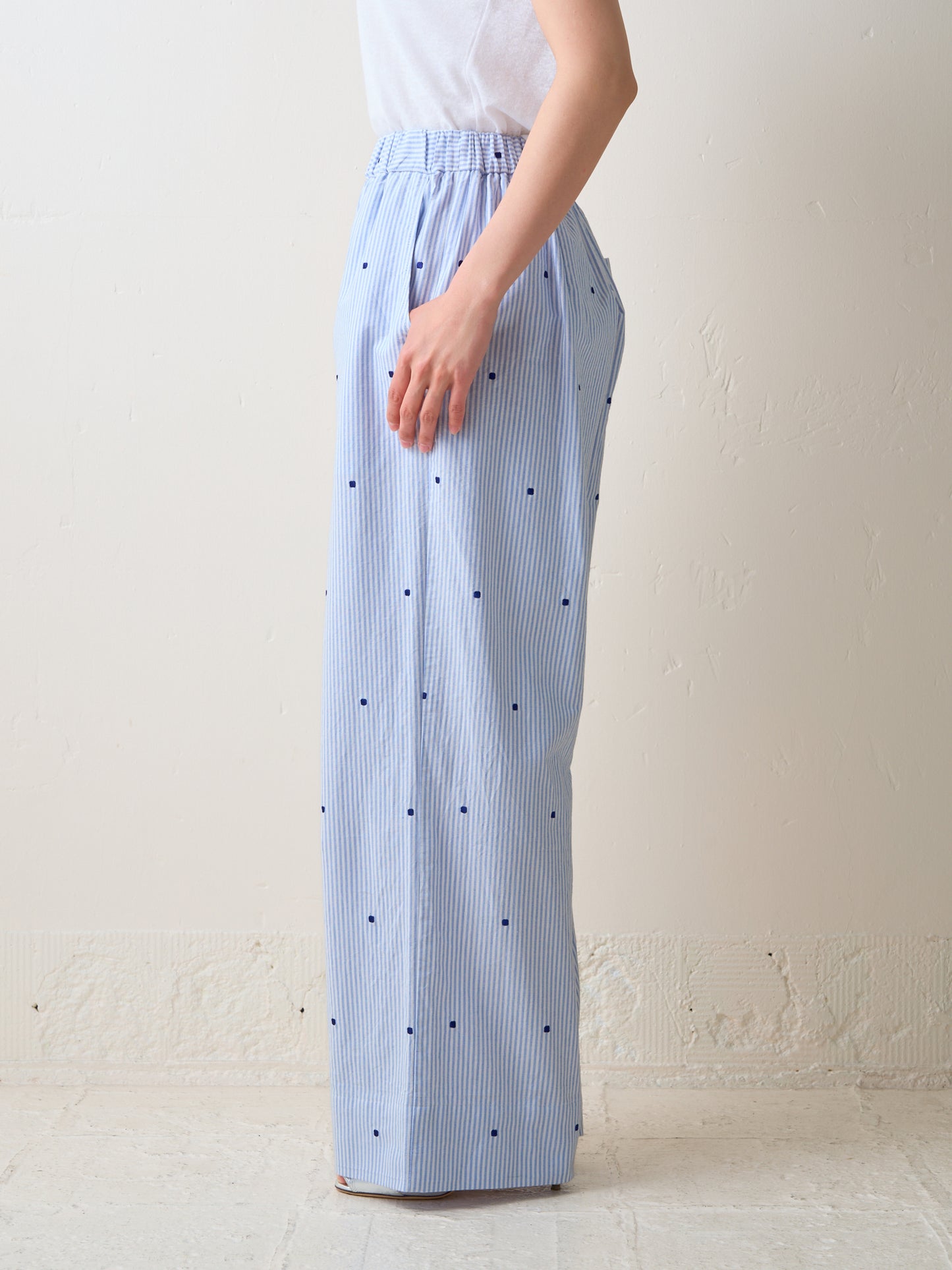 EMBROIDERY BRANFORD PANT (blue)