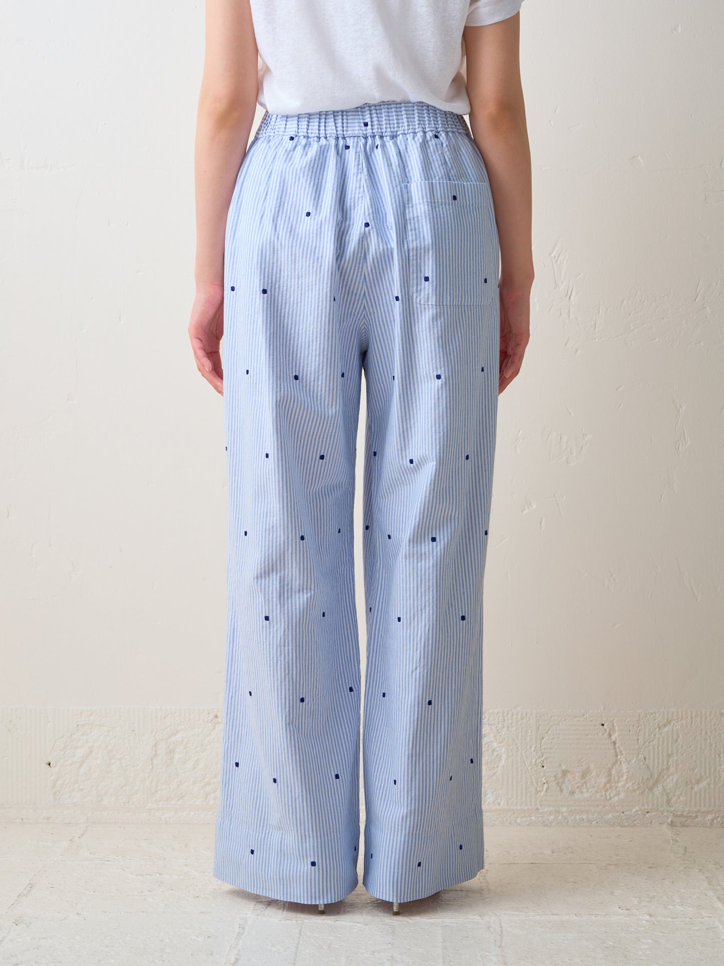 EMBROIDERY BRANFORD PANT (blue)