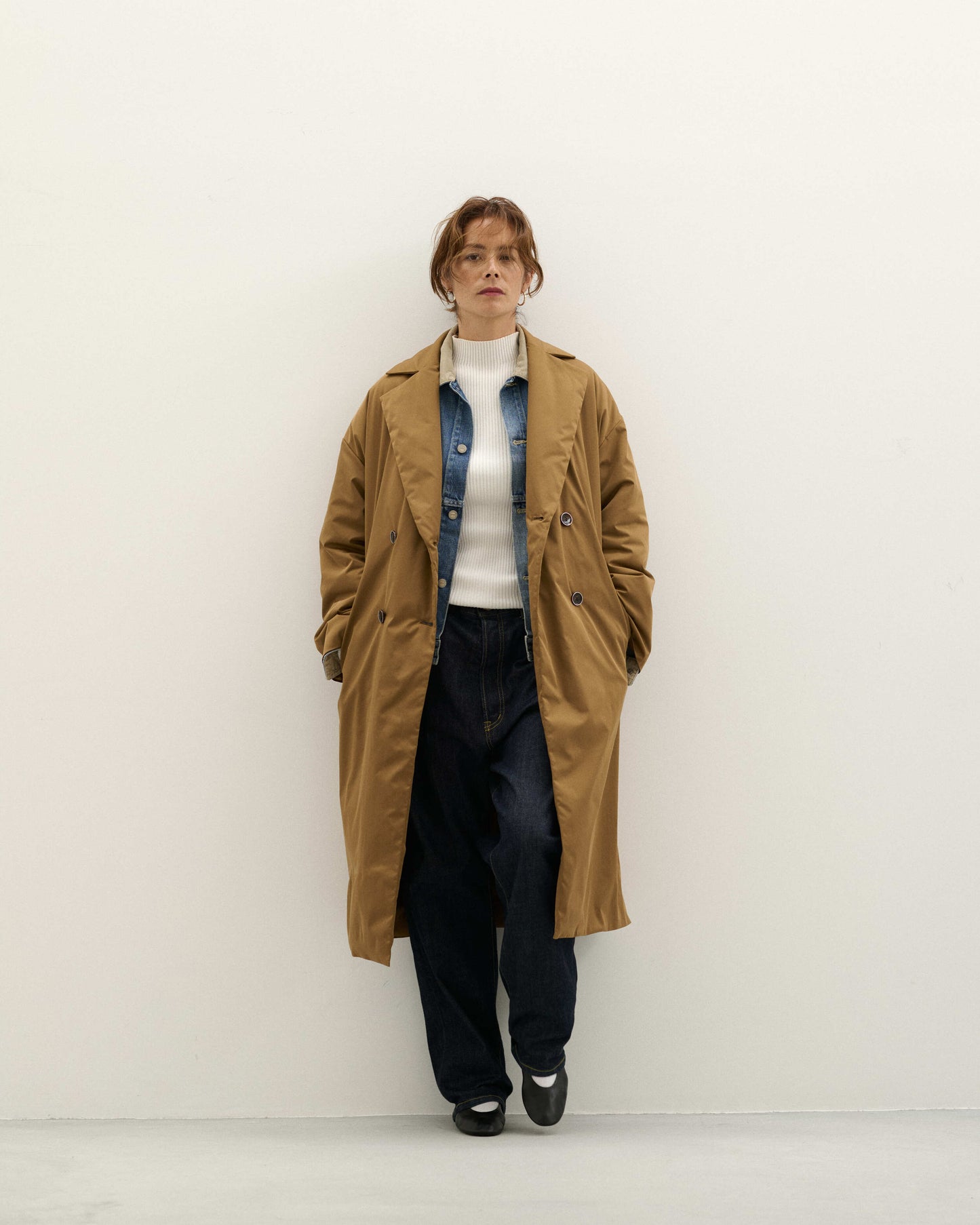 『予約専用』CLAVER LONG COAT (hazel)