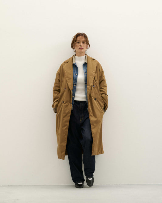 『予約専用』CLAVER LONG COAT (hazel)