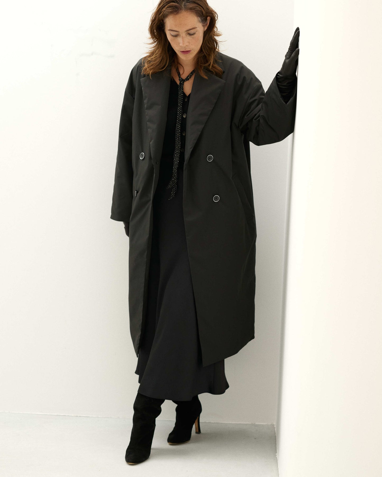 『予約専用』CLAVER LONG COAT (black)