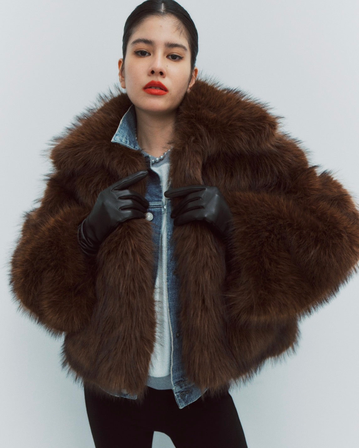 FLORIN SHORT COAT (brown)