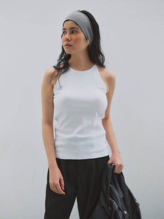 COOPER HALTER NECK (white)