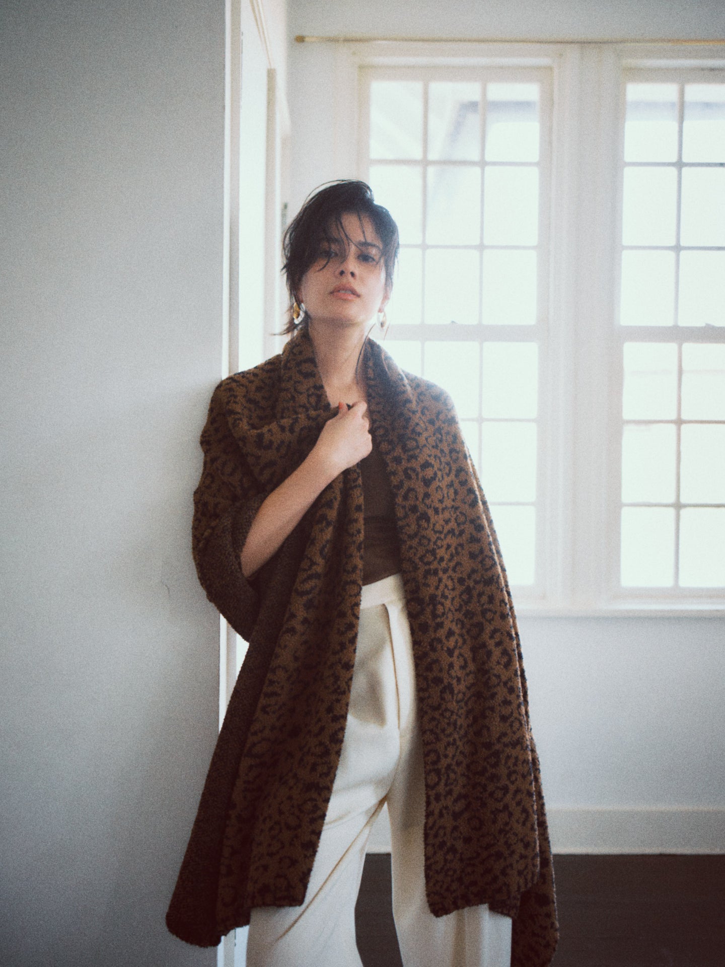 GREENWAY BLANKET (leopard)