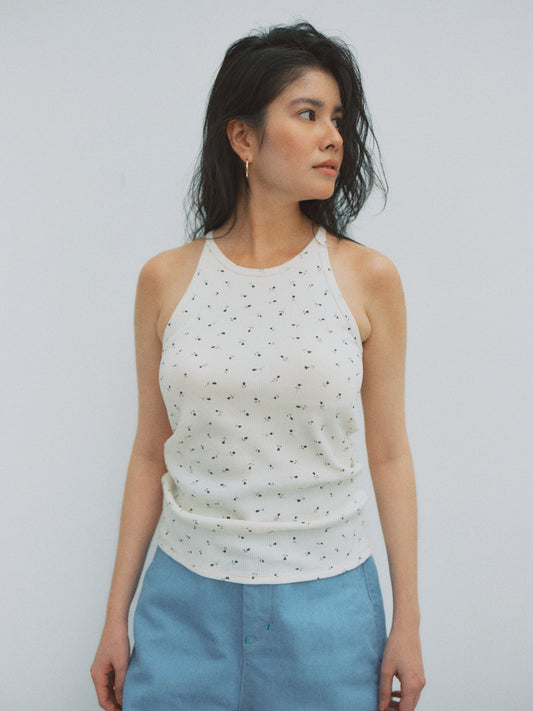 COOPER HALTER NECK (floral)