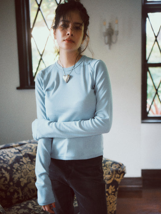 THURLOE CREW NECK (smoked blue)