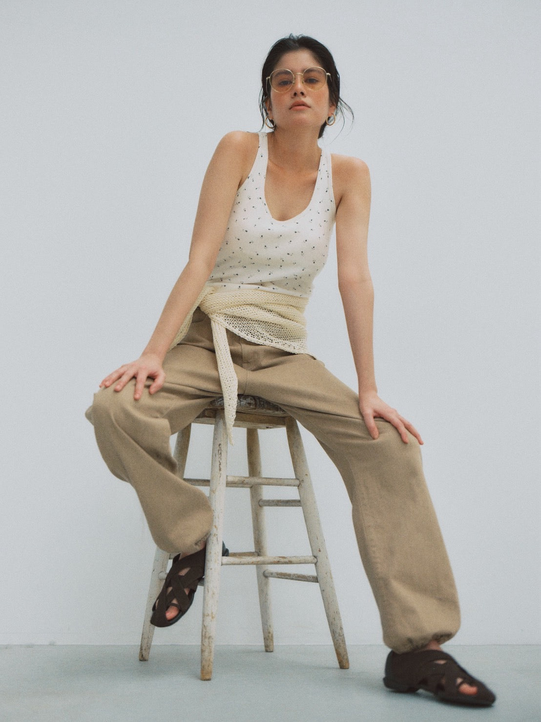 TNH NEWHOUSE COOPER TANK TOP 色別注　ナチュラル THE NEWHOUSE