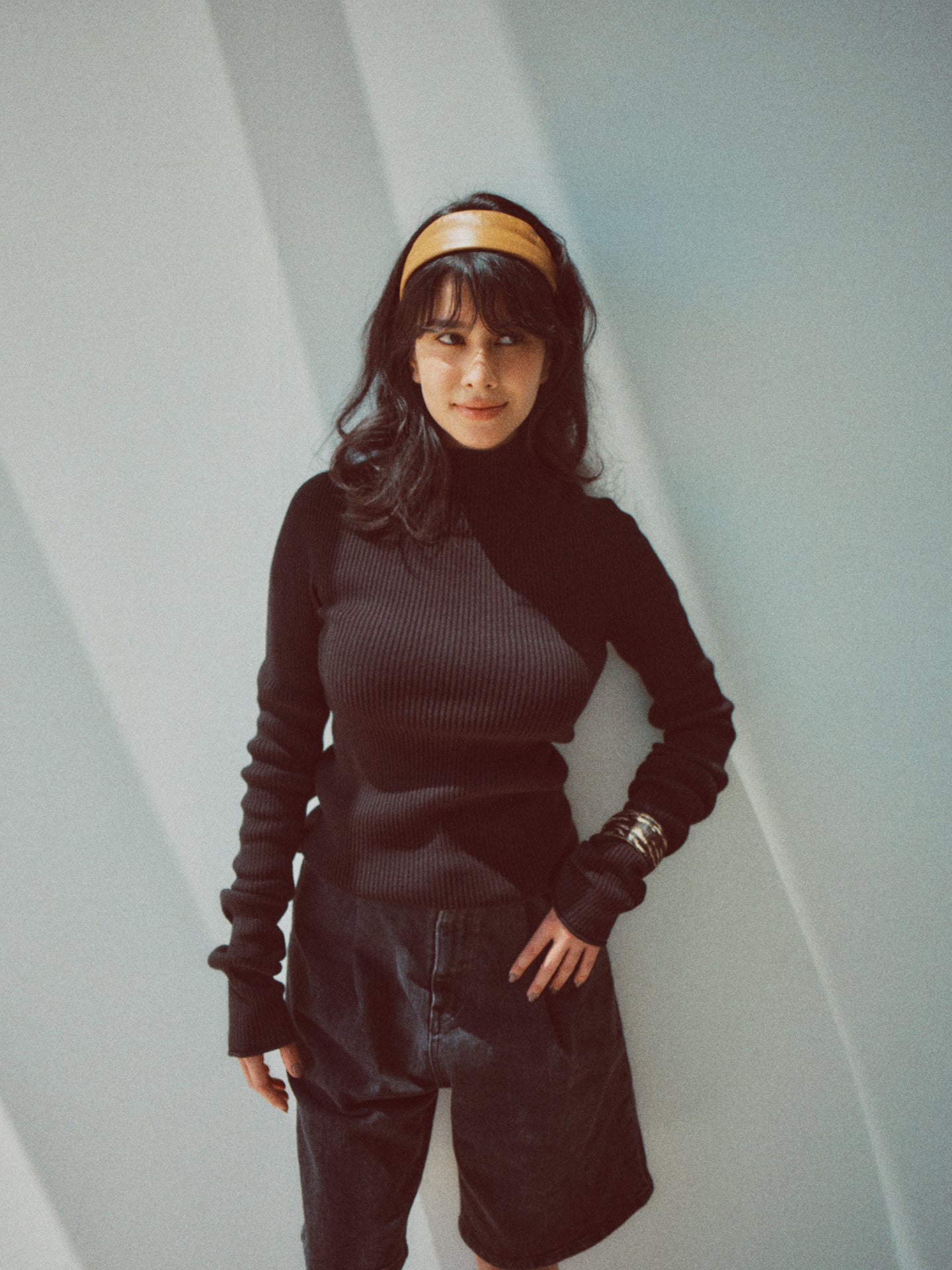 【AT HEART】COTTON CASHMERE LONG SLEEVE (black)