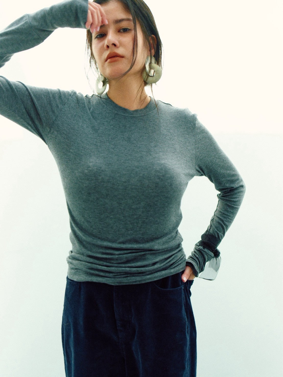 BELAIR LONG SLEEVE (charcoal gray)