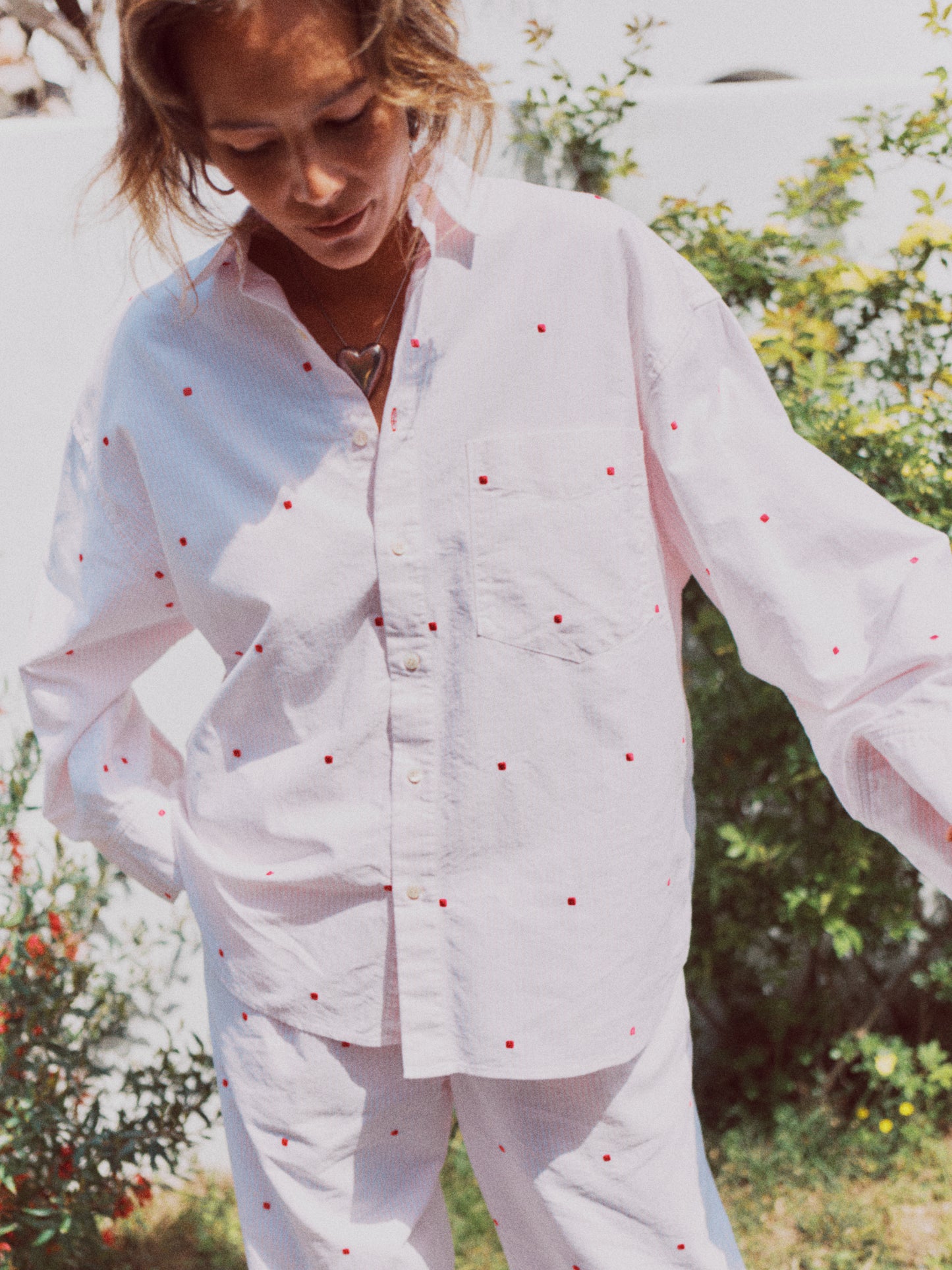 EMBROIDERY BRANFORD SHIRT (pink)