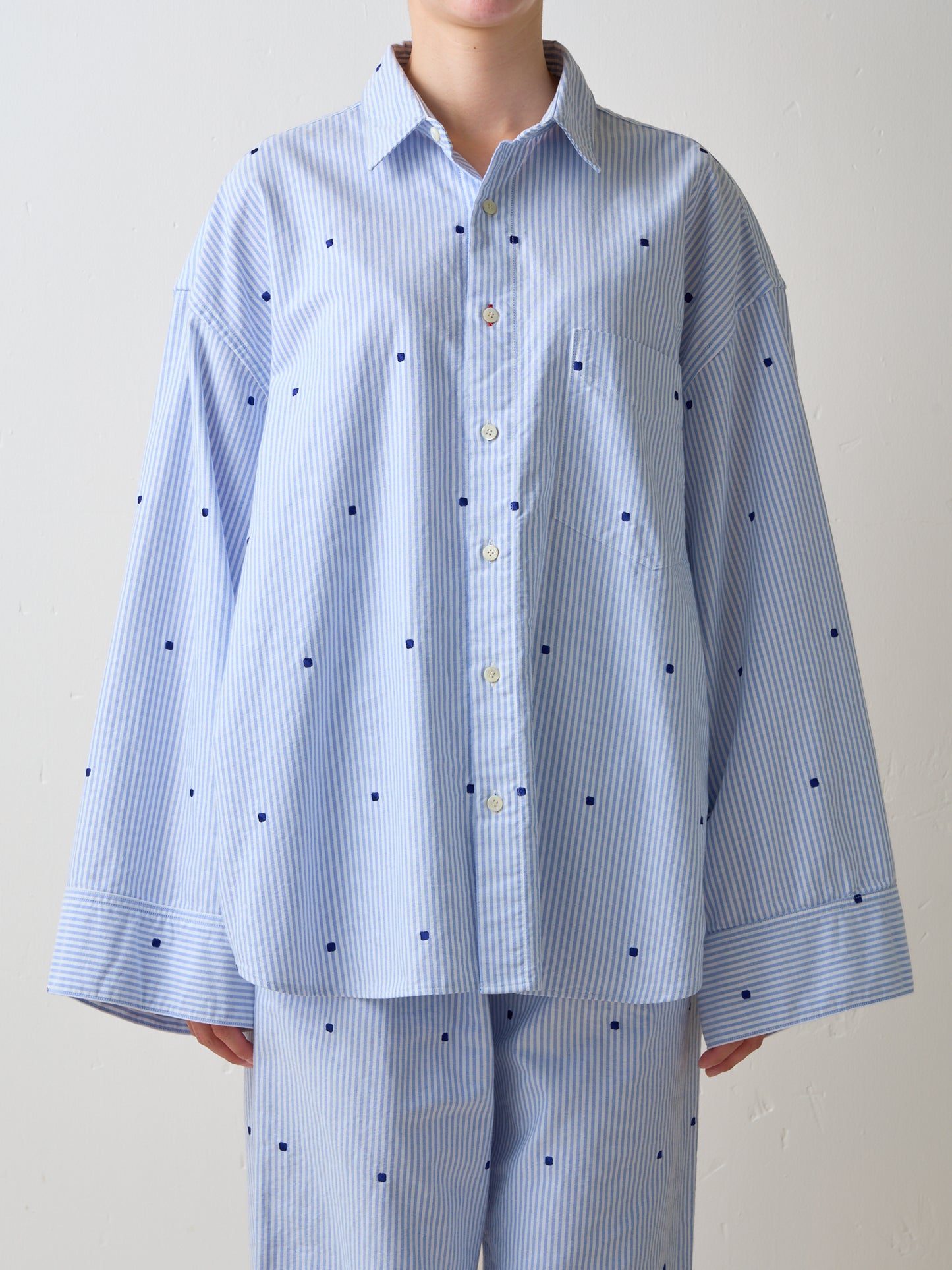 EMBROIDERY BRANFORD SHIRT (blue)