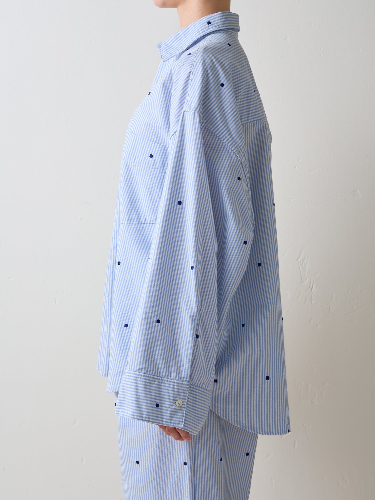 EMBROIDERY BRANFORD SHIRT (blue)