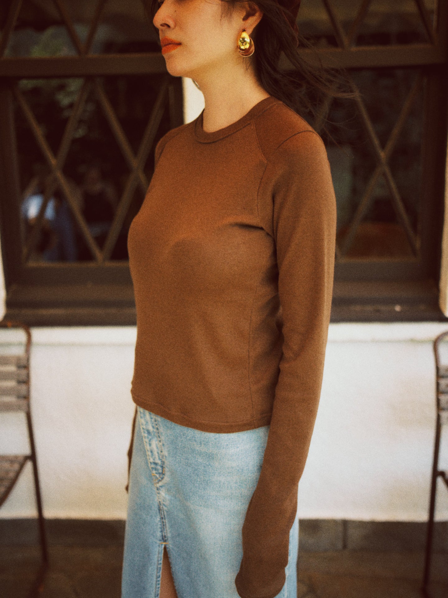 THURLOE CREW NECK (coffee)