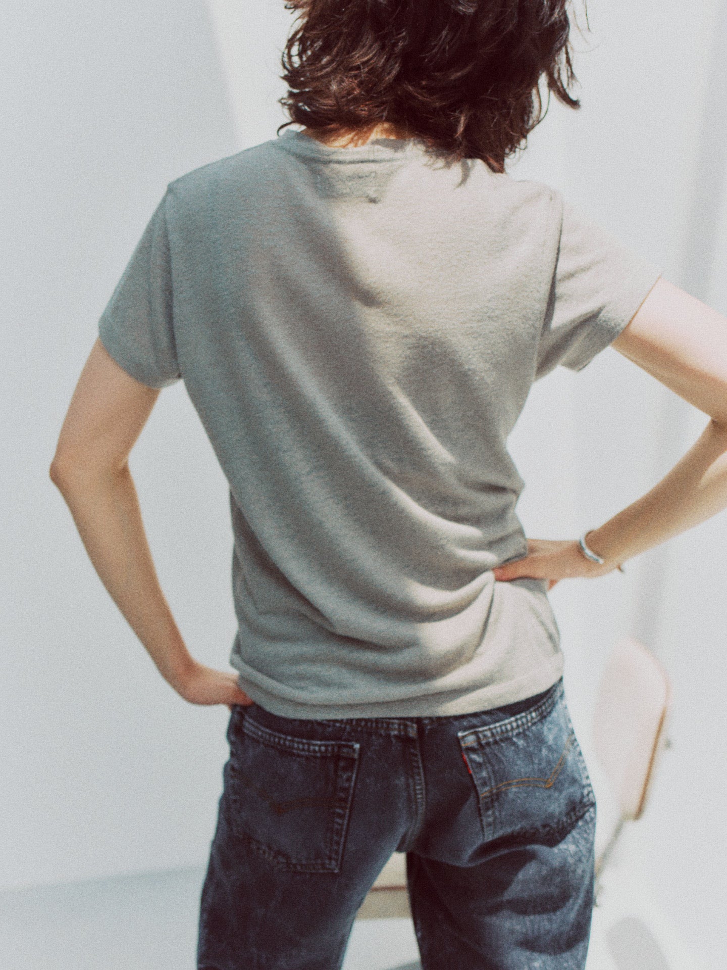 GEMMA HALF SLEEVE TEE (sage)