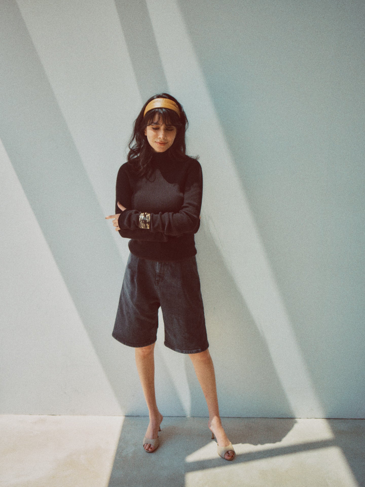 【AT HEART】COTTON CASHMERE LONG SLEEVE (black)