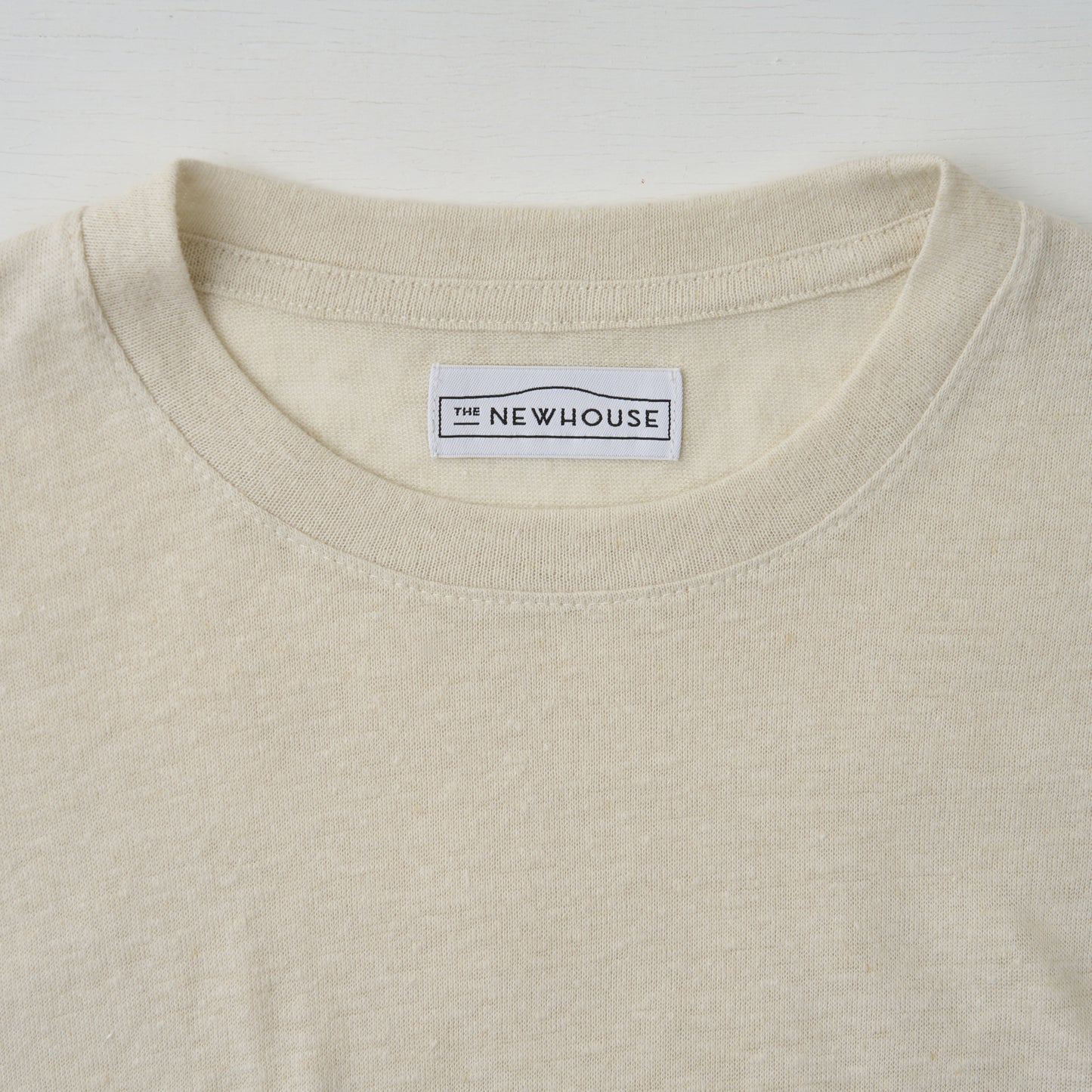 GEMMA HALF SLEEVE TEE (lt beige)