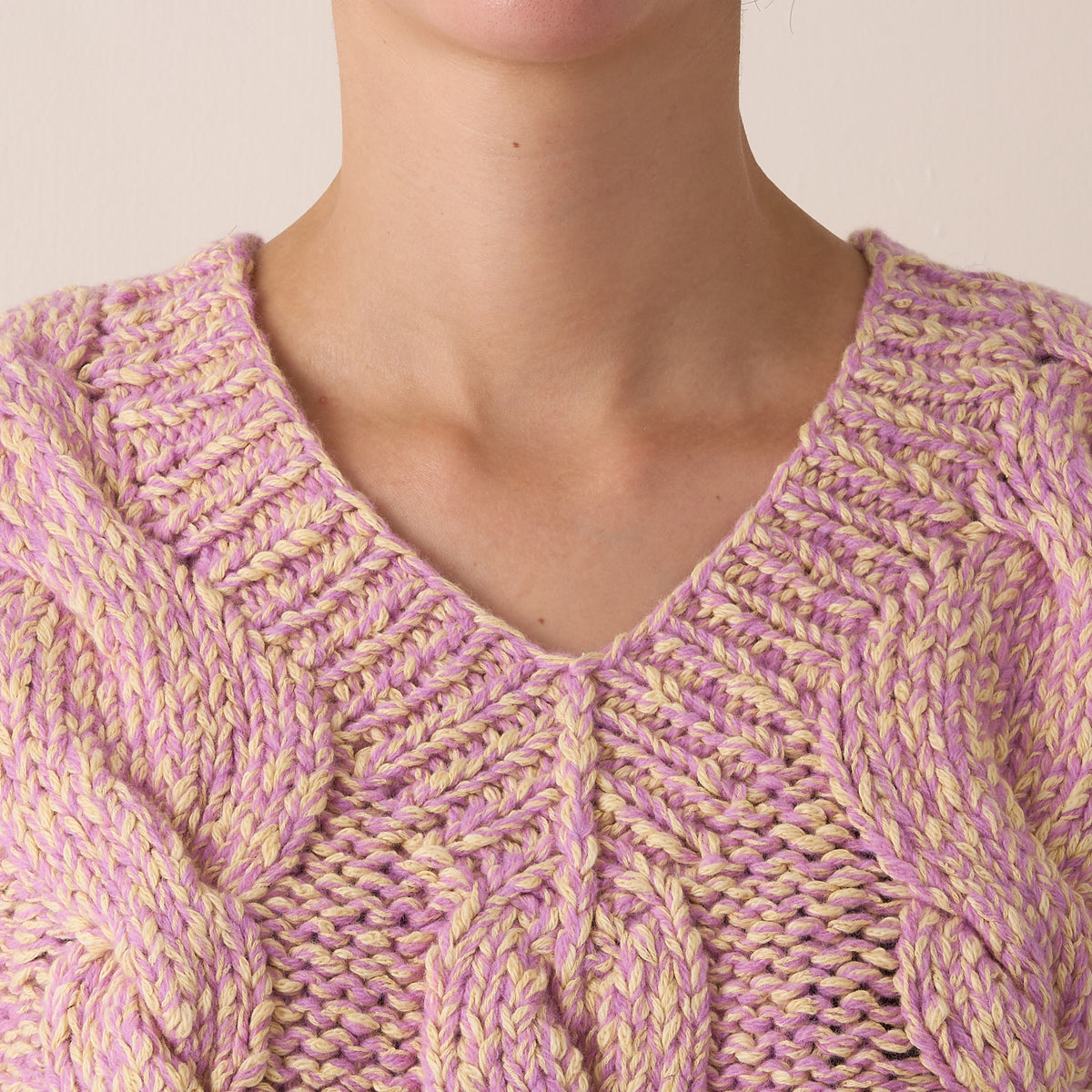 INVERLEITH VEST  (pink × yellow)