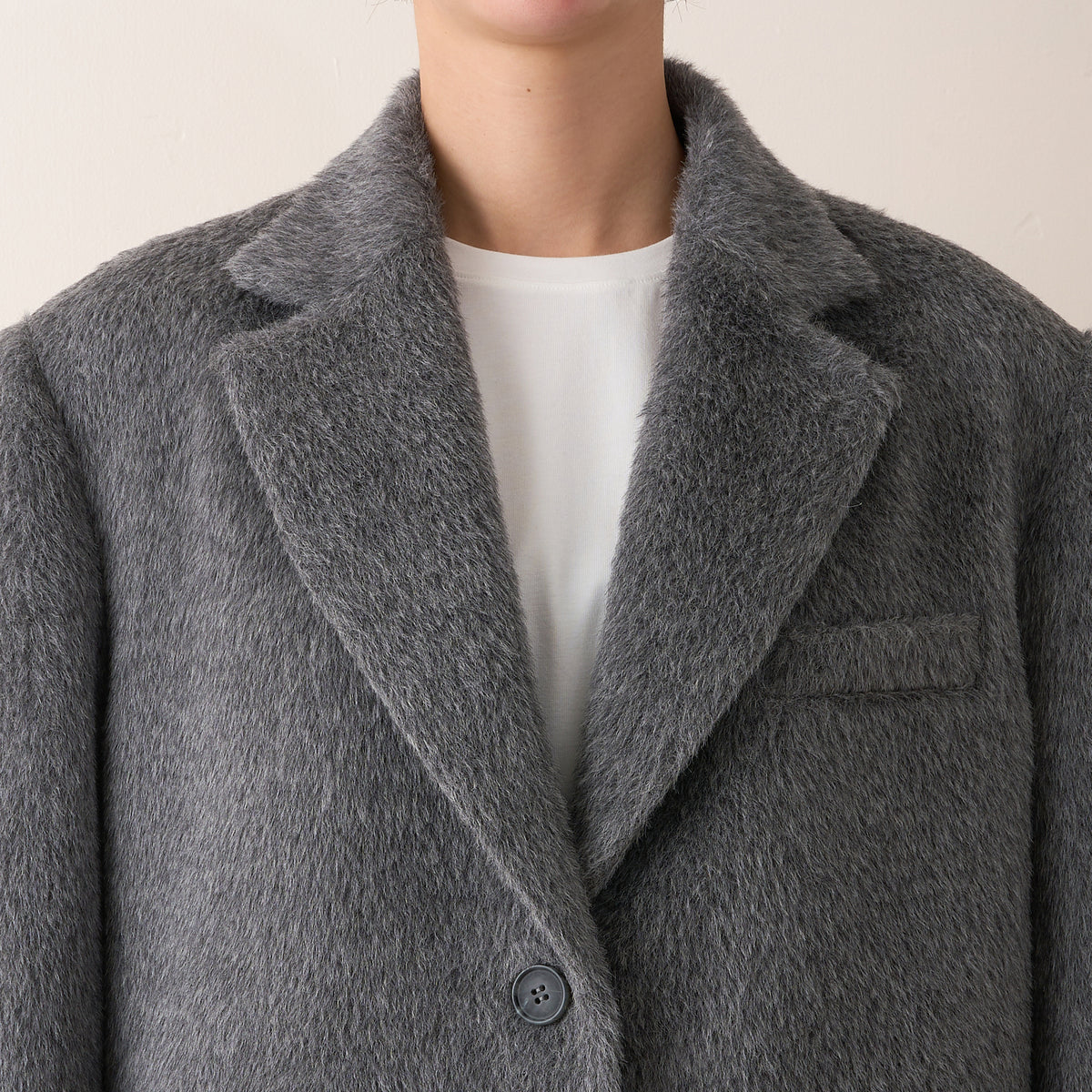 HALSTON COAT (gray)