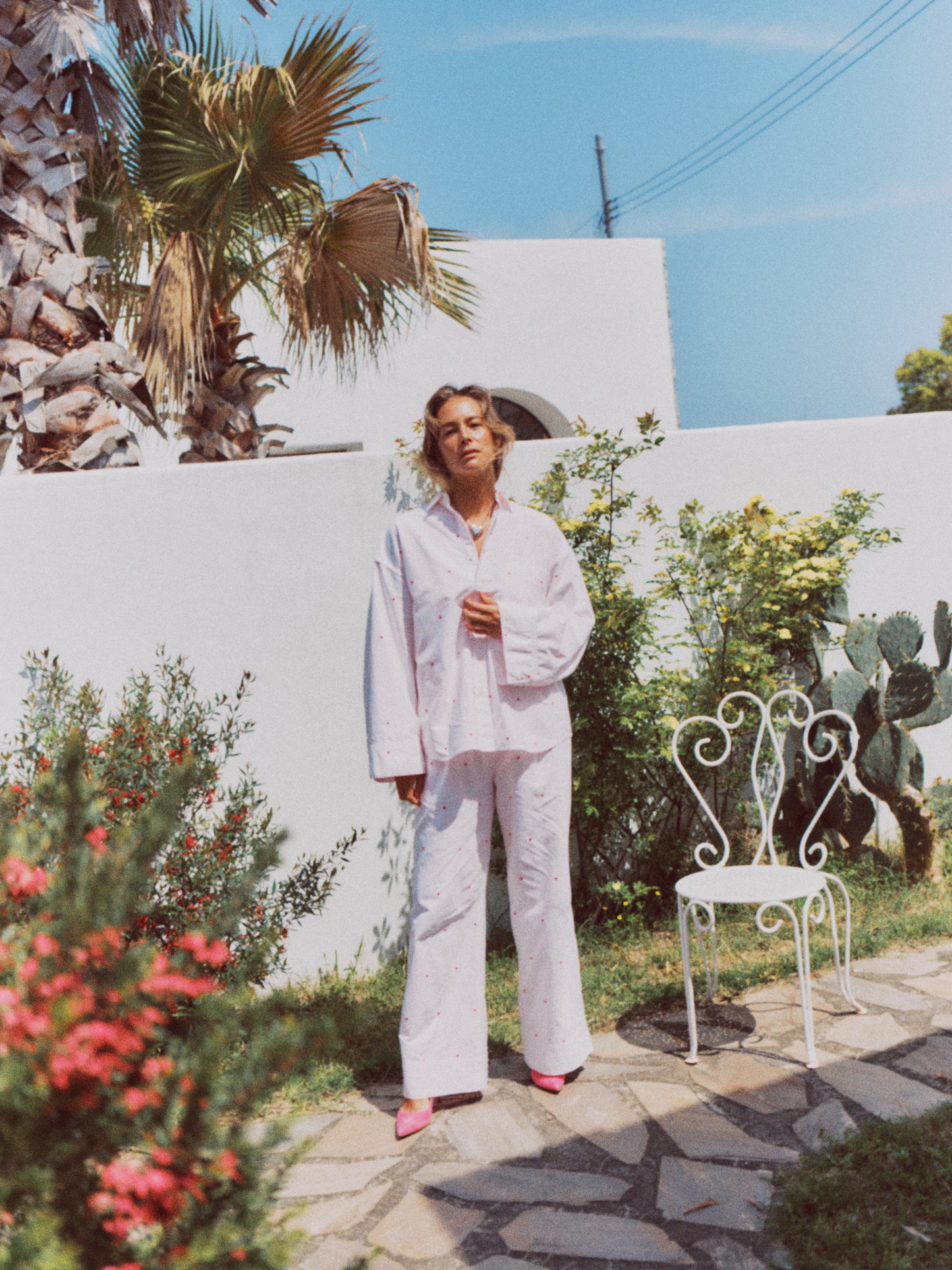 EMBROIDERY BRANFORD PANT (pink)