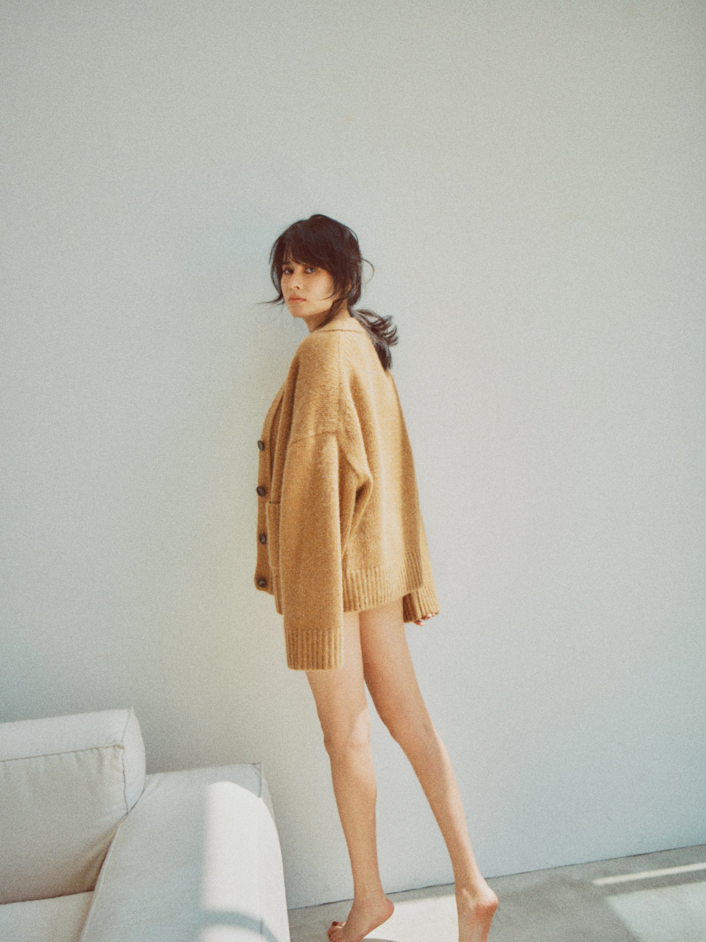 【AT HEART】SOMERSET CARDIGAN (camel)