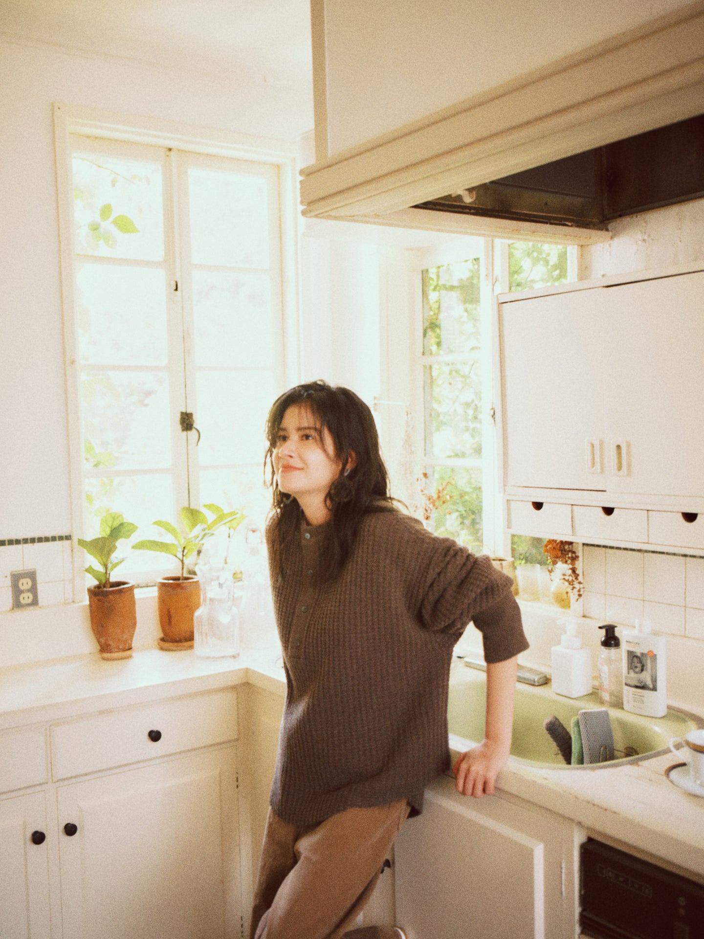 FRANKIE SWEATER (cliff brown)