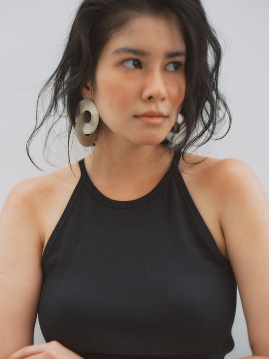 【受注再販】COOPER HALTER NECK (black)