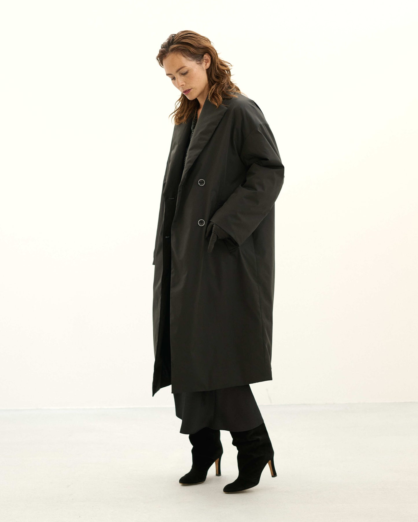 『予約専用』CLAVER LONG COAT (black)