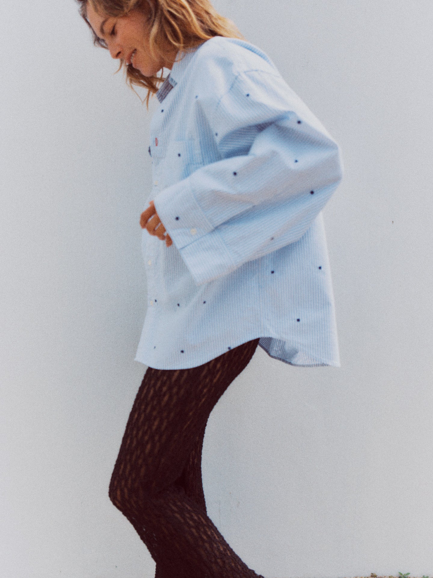 EMBROIDERY BRANFORD SHIRT (blue)