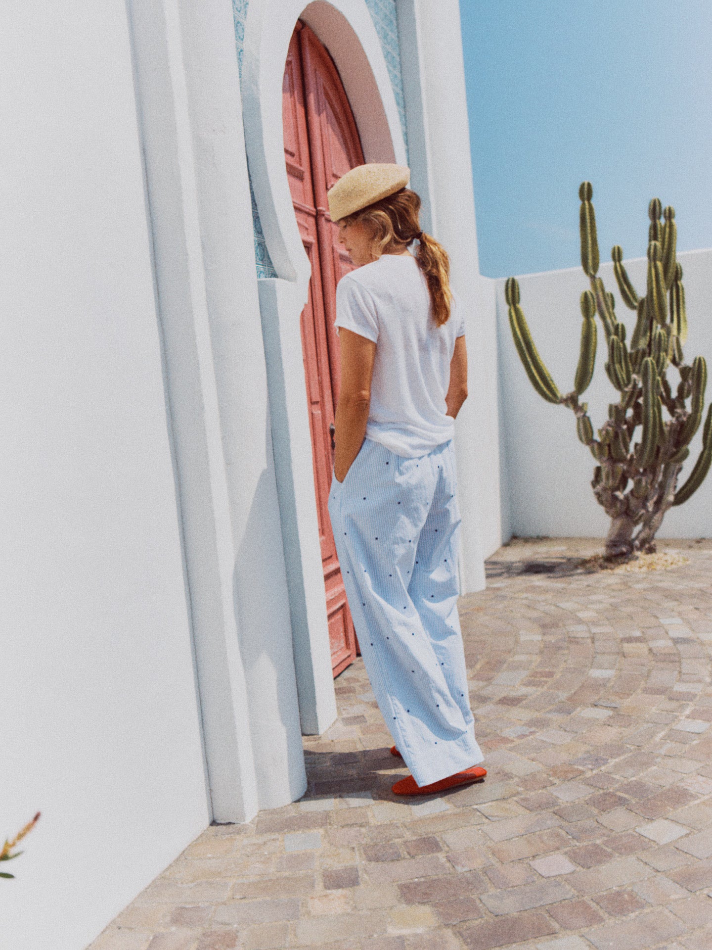 EMBROIDERY BRANFORD PANT (blue)