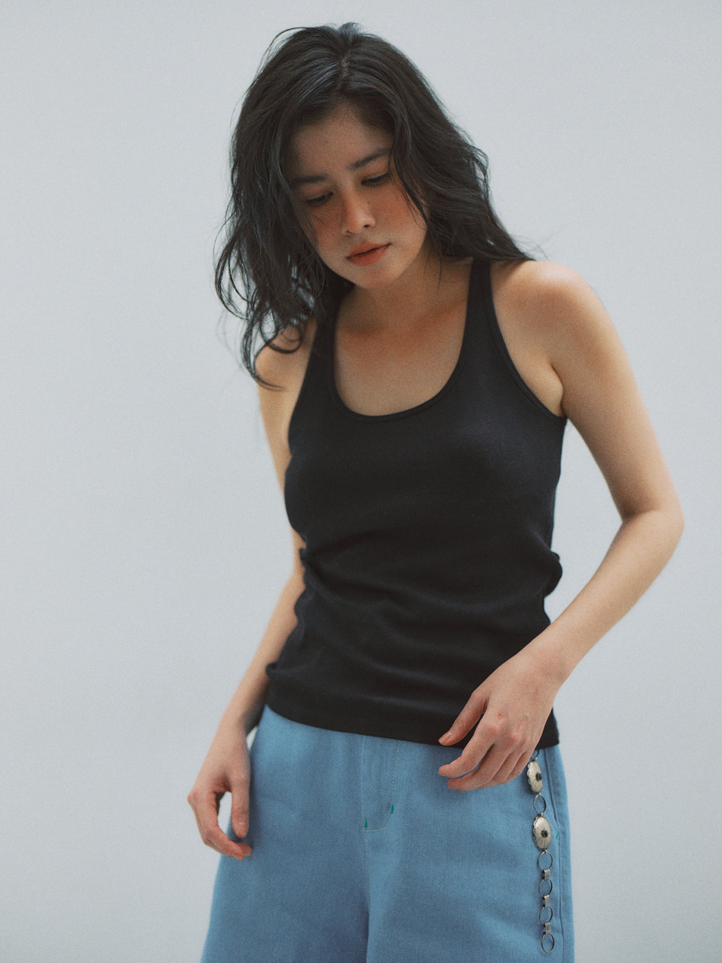 THE NEWHOUSE COOPER TANK TOP 色別注　ネイビー　XS THE NEWHOUSE COOPER TANK TOP 色別注 ネイビー XS 【公式通販】