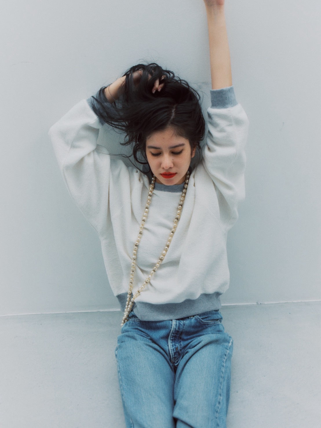 RICHMOND CREW NECK (white)