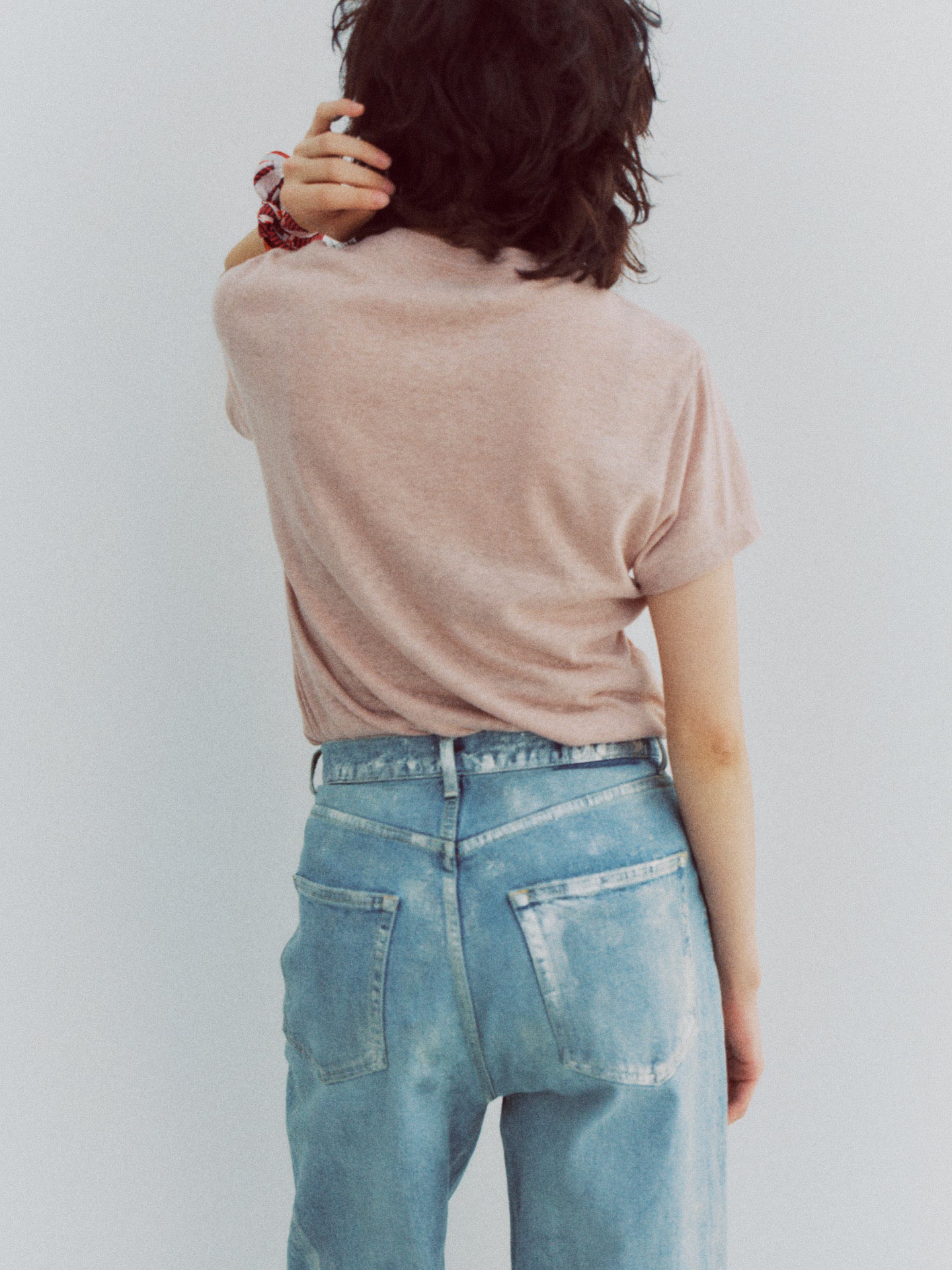 GEMMA HALF SLEEVE TEE (pink)
