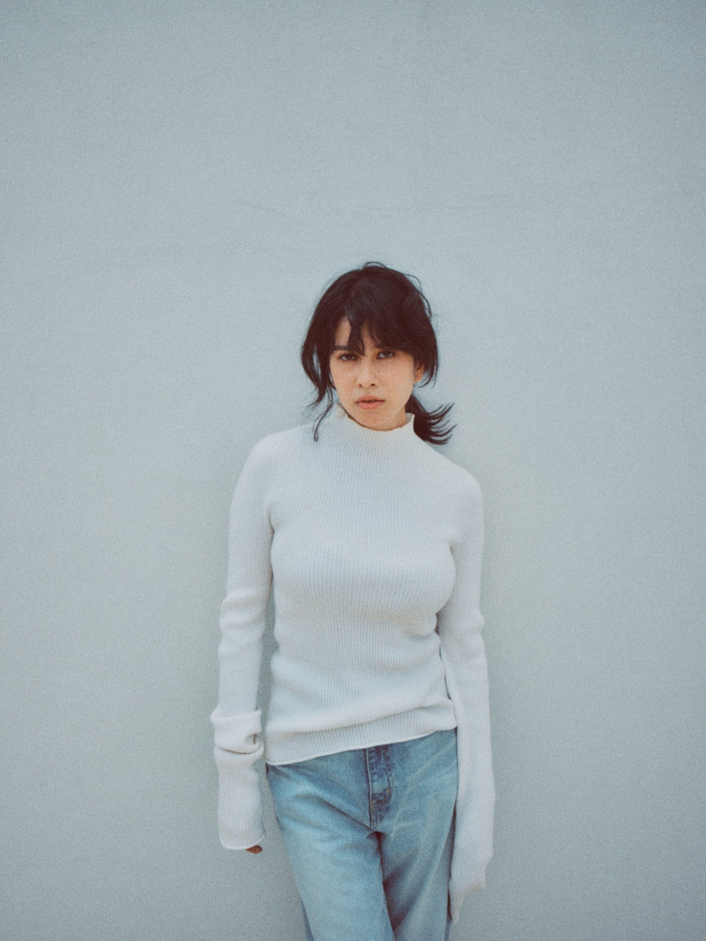【AT HEART】COTTON CASHMERE LONG SLEEVE (white)
