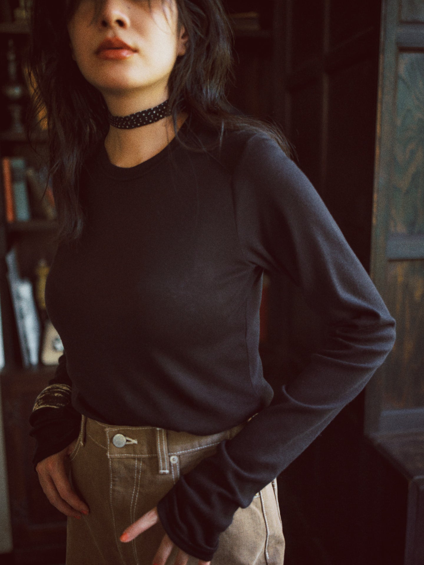 THURLOE CREW NECK (black)