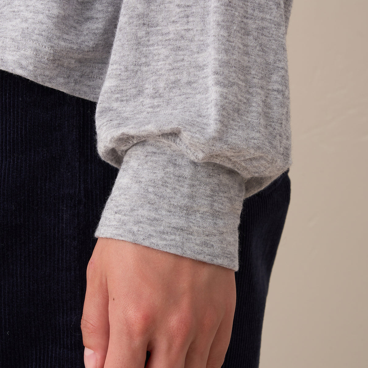 ANDIE LONG SLEEVE (top gray)