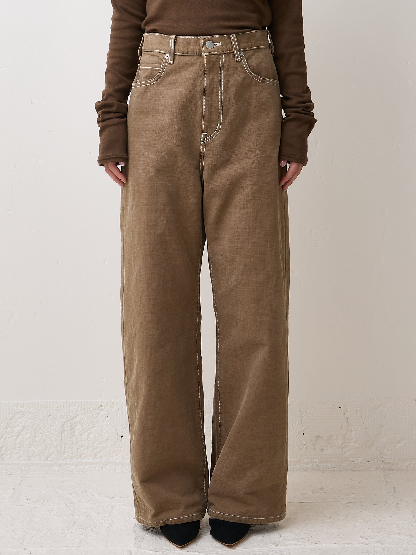 CALVERT PANT (mocha)
