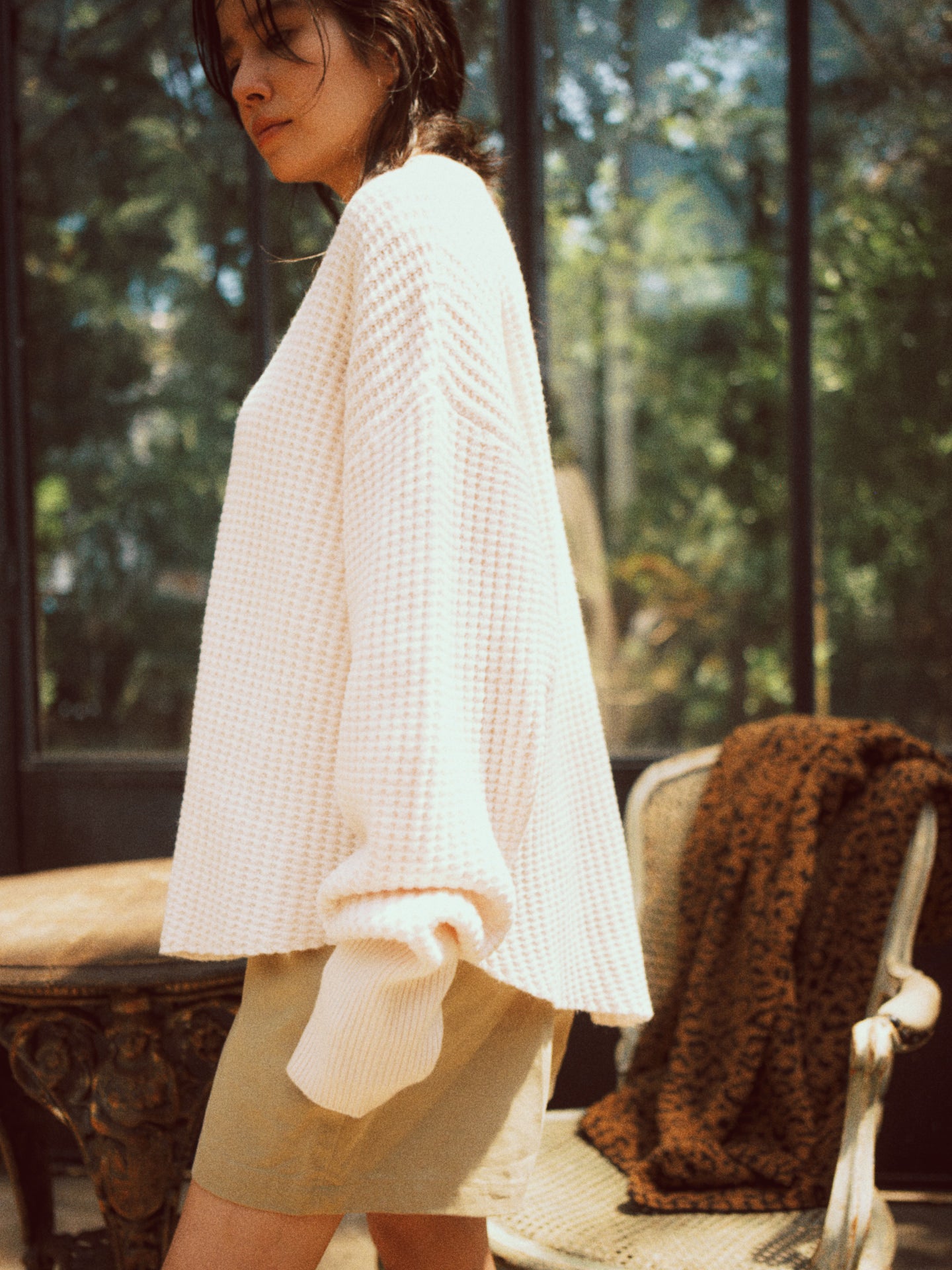 FRANKIE SWEATER (pastel peach)