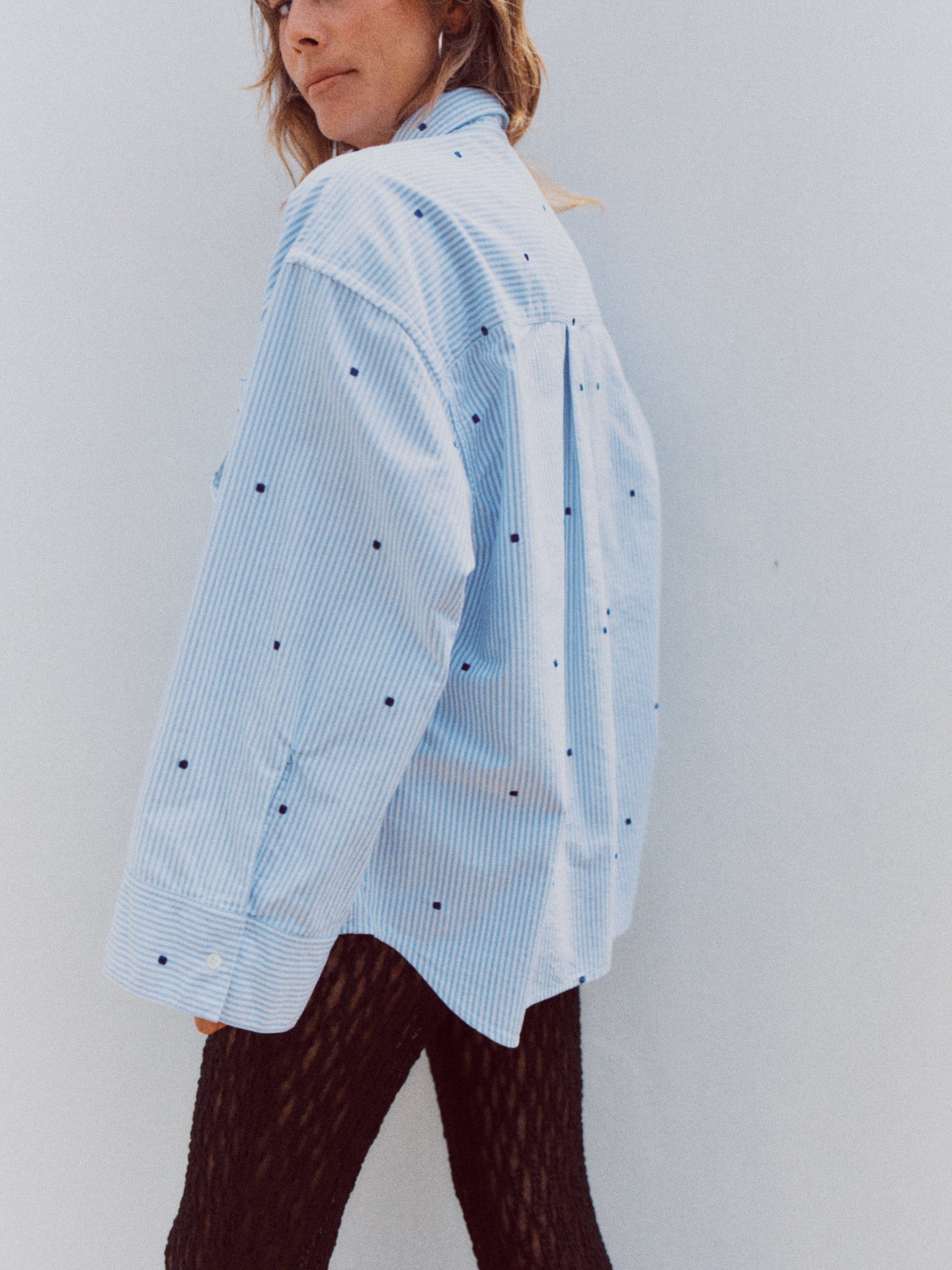 EMBROIDERY BRANFORD SHIRT (blue)
