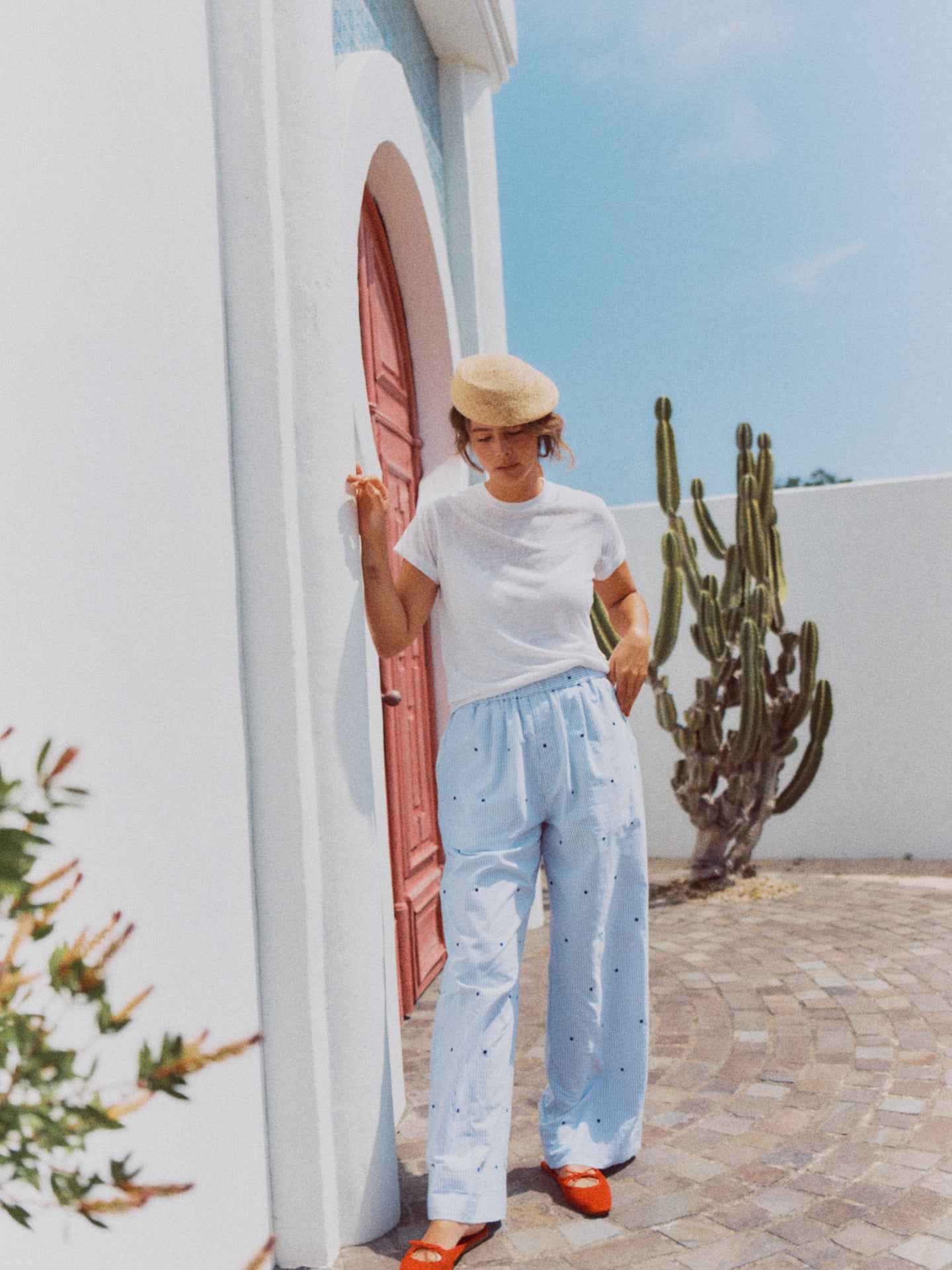 EMBROIDERY BRANFORD PANT (blue)