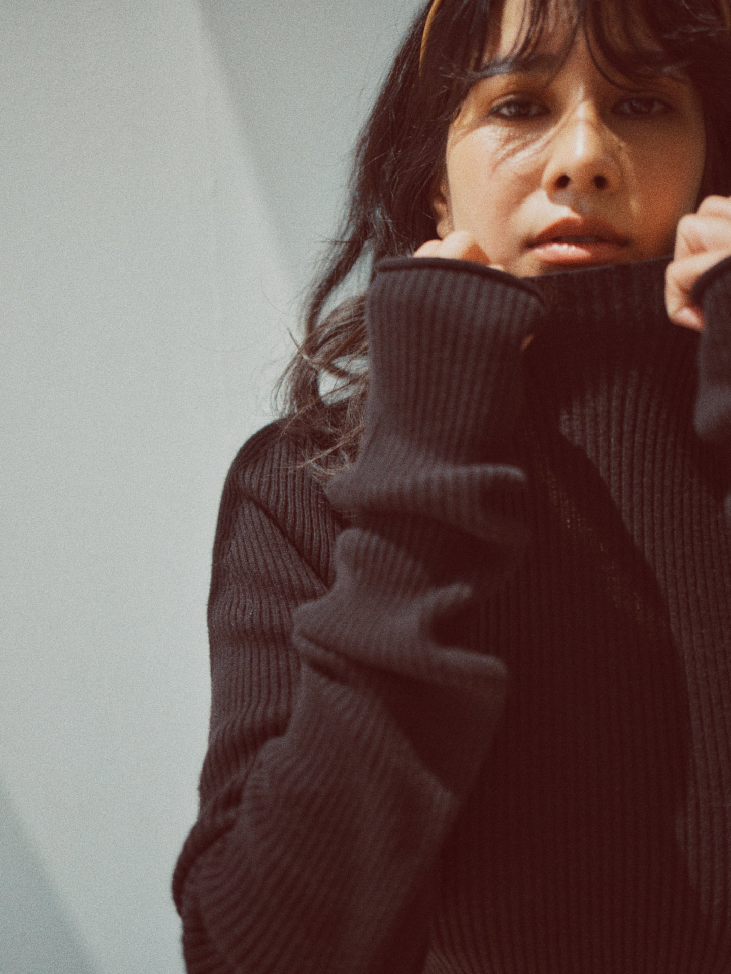 【AT HEART】COTTON CASHMERE LONG SLEEVE (black)