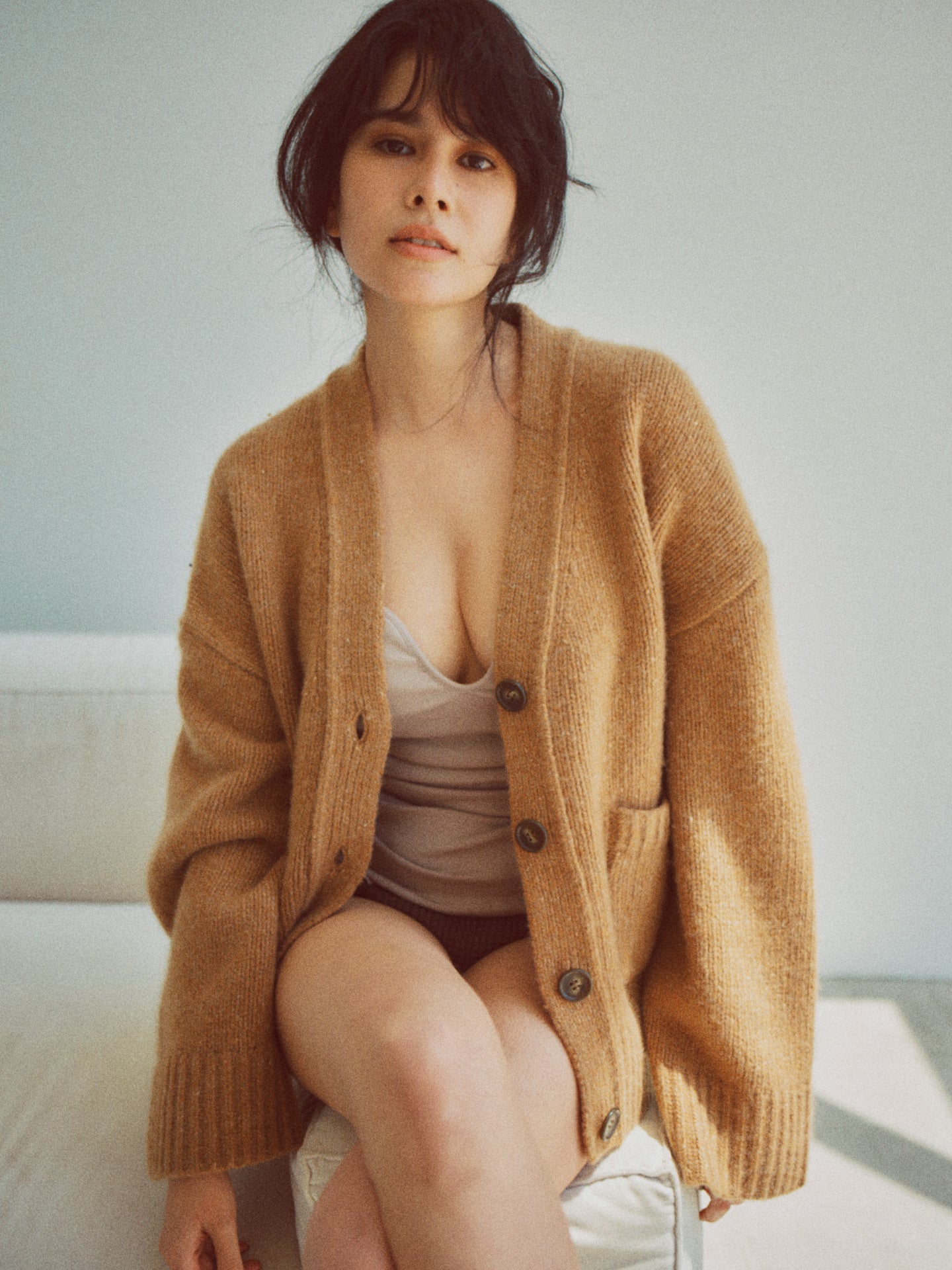 【AT HEART】SOMERSET CARDIGAN (camel)