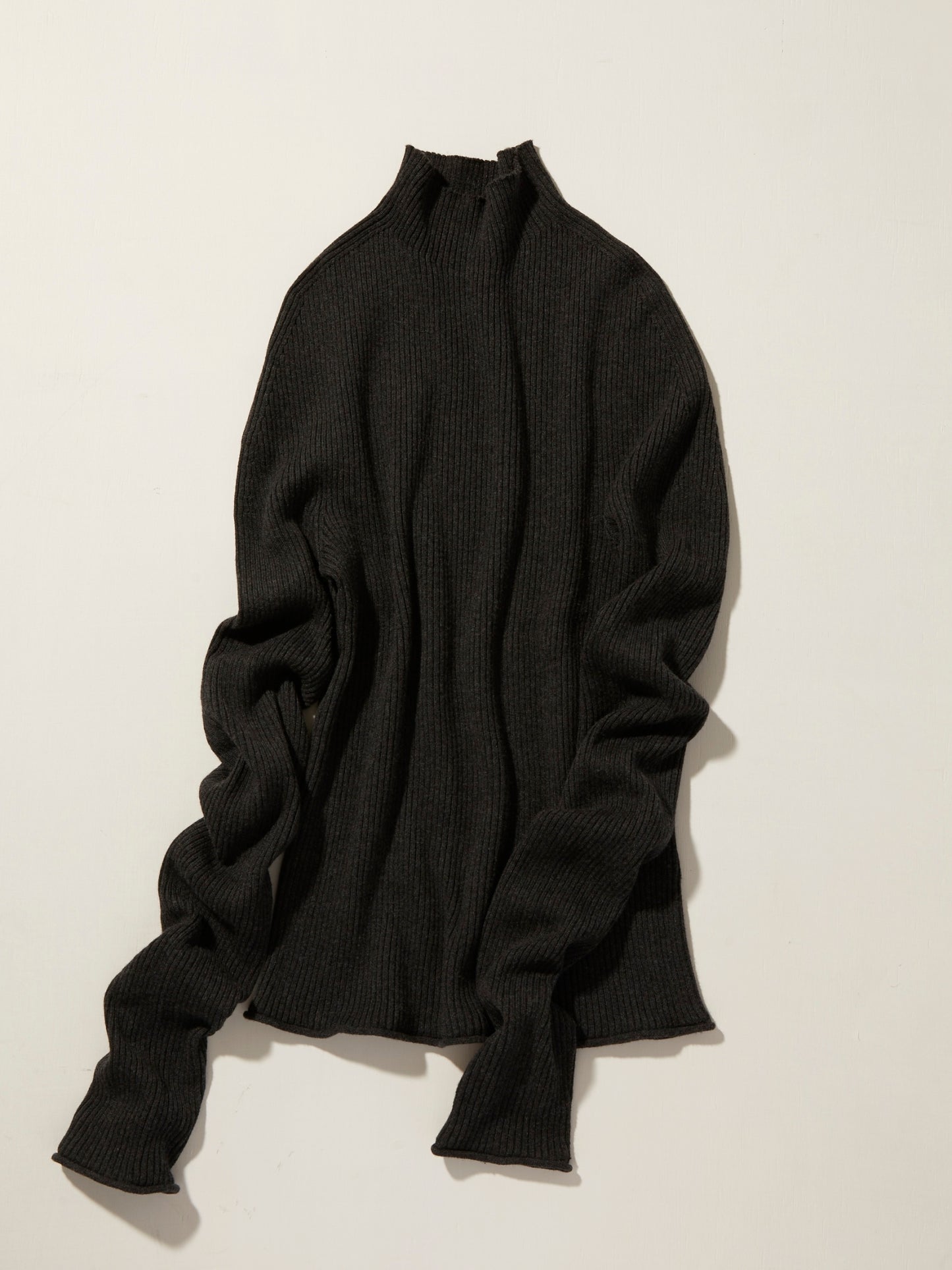 『予約専用』【AT HEART】COTTON CASHMERE LONG SLEEVE (charcoal gray)